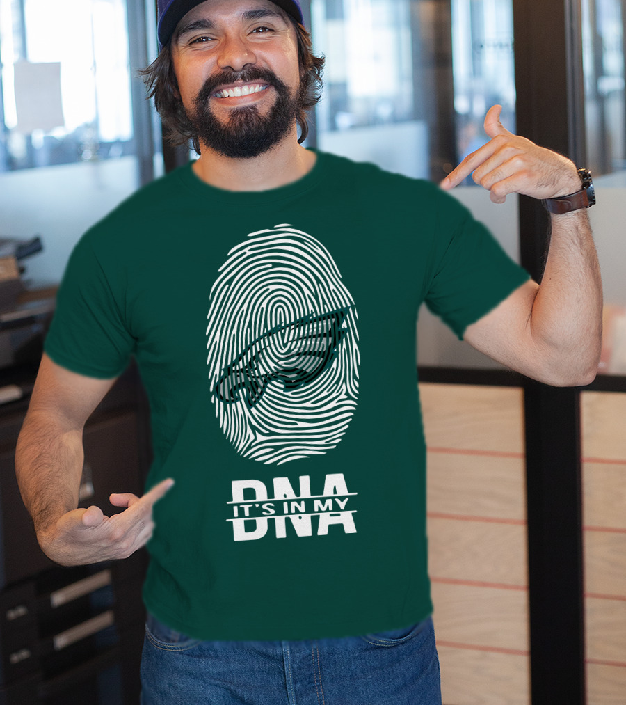 Philadelphia Eagles DNA It's In My DNA Fingerprint T-Shirt