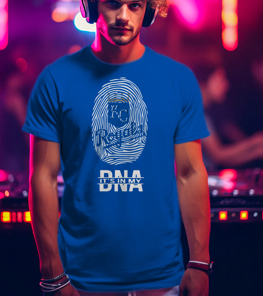 Kansas City Royals Fingerprint It's In My DNA T-Shirt