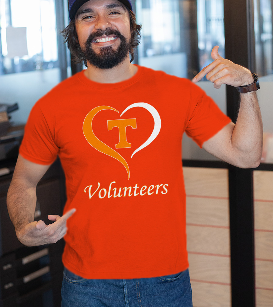 Heart T Tennessee Volunteers T-Shirt