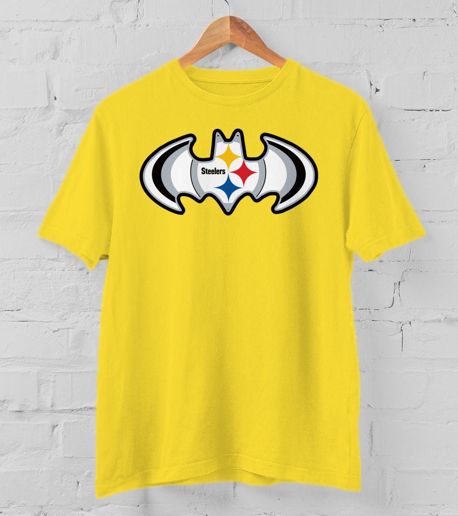 Steelers Batman Logo Pittsburgh Steelers Are Coming T-Shirt