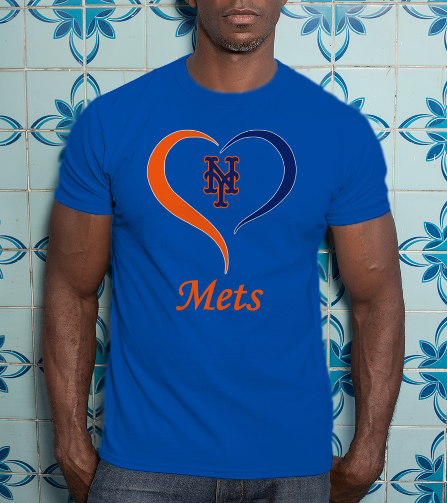 New York Mets Heart Logo Mets T-Shirt