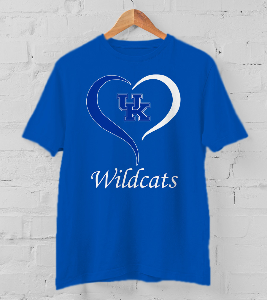 UK Wildcats Heart Wildcats T-Shirt