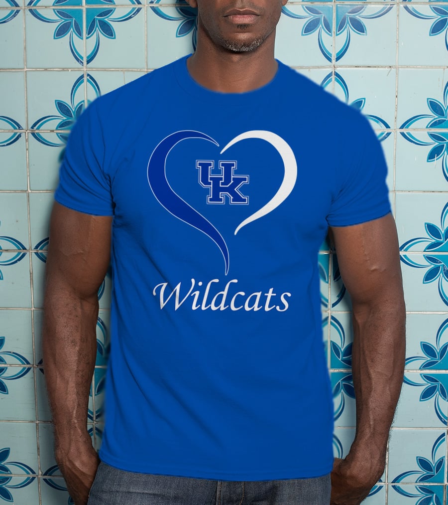 UK Wildcats Heart Wildcats T-Shirt