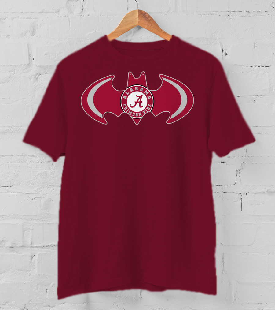 Alabama Crimson Tide Bat Symbol T-Shirt