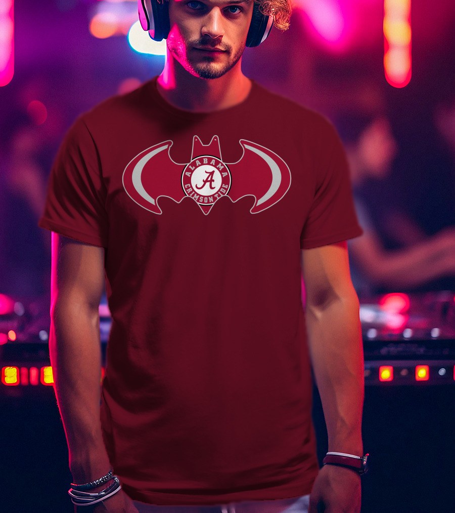 Alabama Crimson Tide Bat Symbol T-Shirt