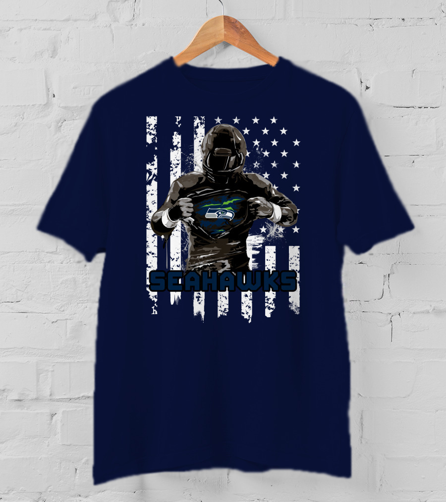 Seattle Seahawks Player Pride Flag T-Shirt