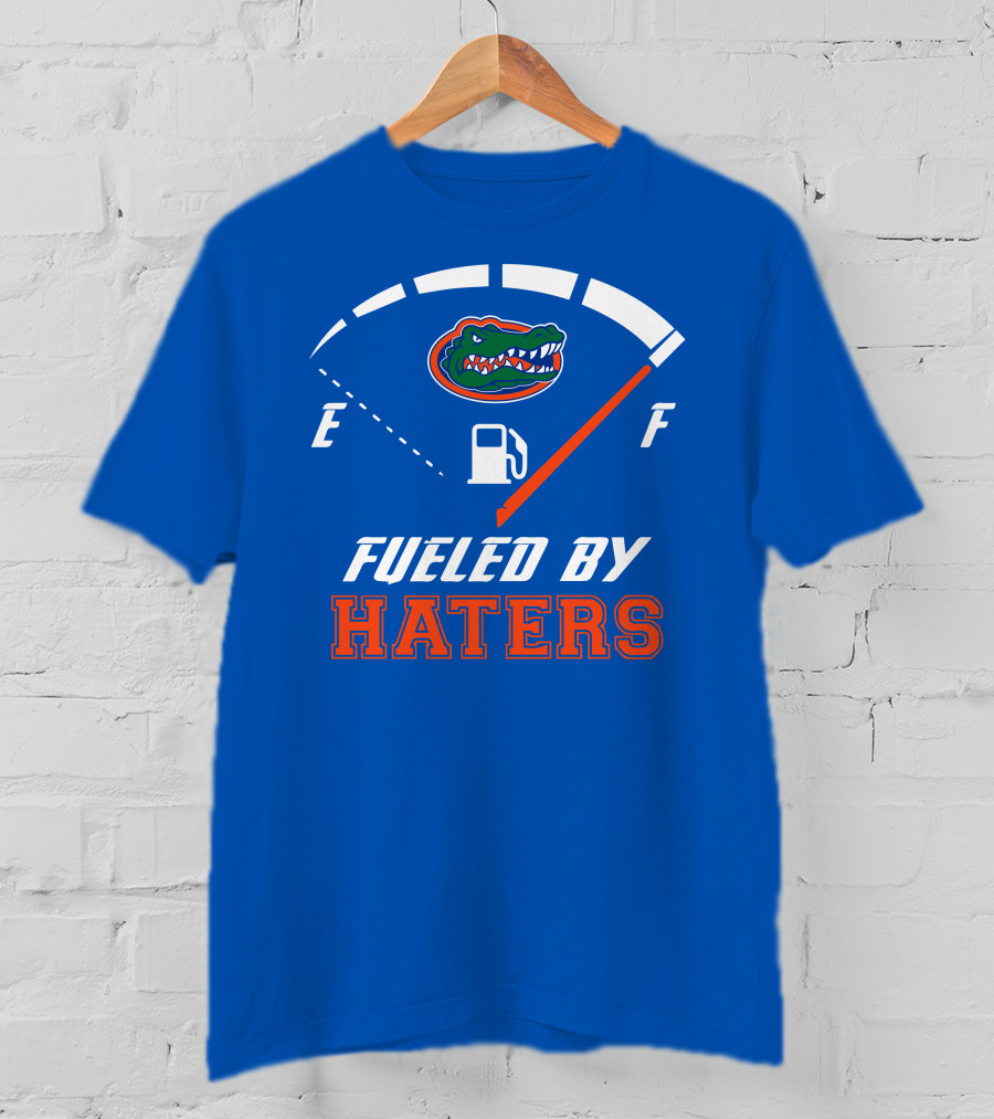 Florida Gators Fueled By Haters Fuel Gauge T-Shirt