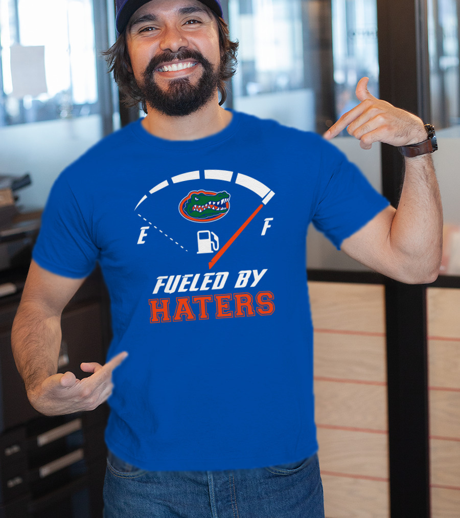 Florida Gators Fueled By Haters Fuel Gauge T-Shirt