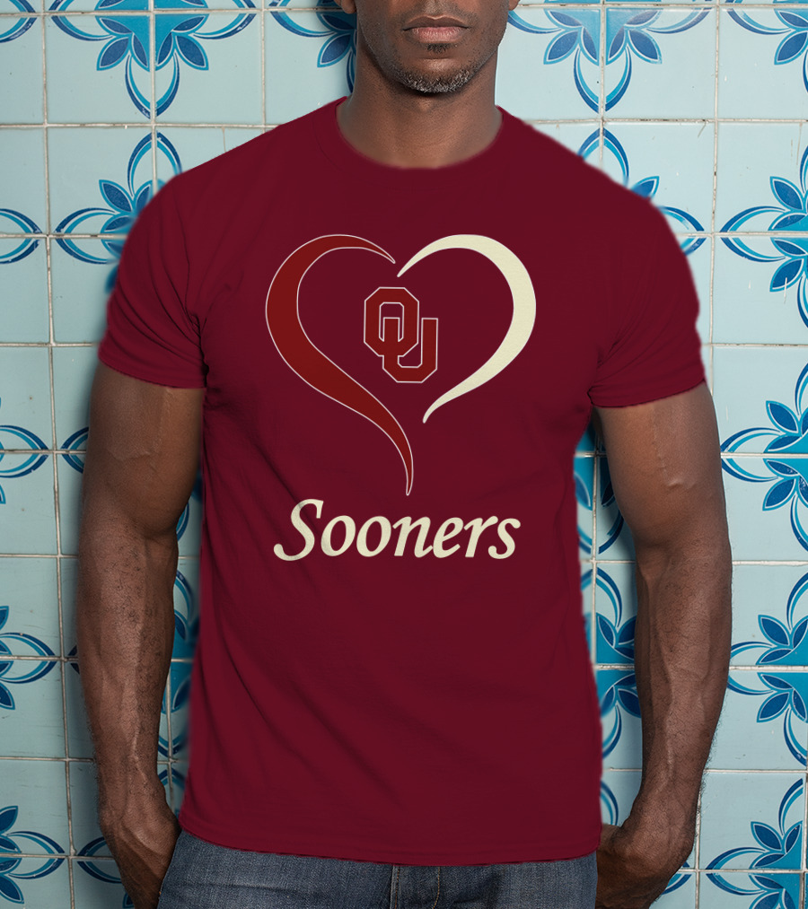 Sooners OU Heart T-Shirt