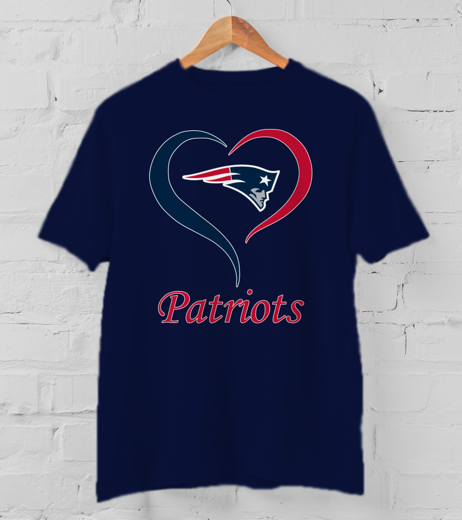 Patriots New England Heart T-Shirt
