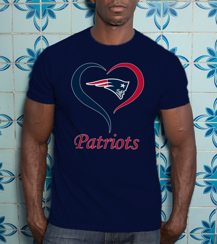 Patriots New England Heart T-Shirt