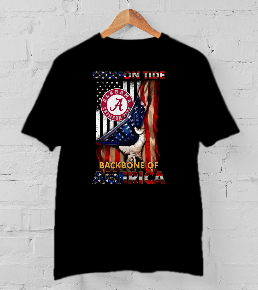 Crimson Tide Alabama Backbone Of America T-Shirt