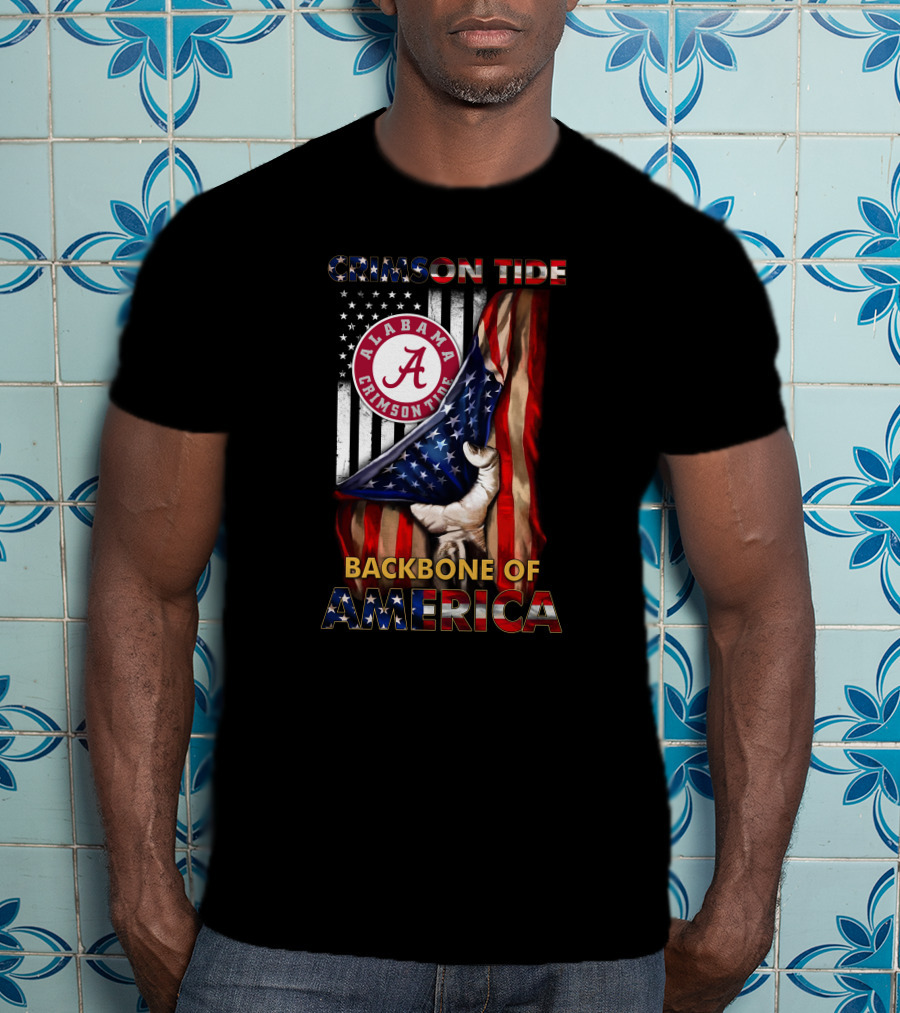Crimson Tide Alabama Backbone Of America T-Shirt