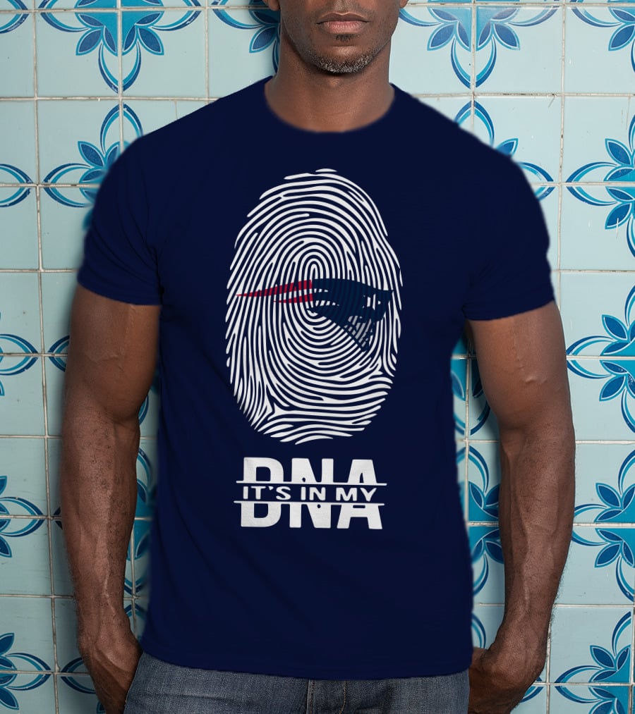 New England Patriots It's In My DNA Fingerprint T-Shirt