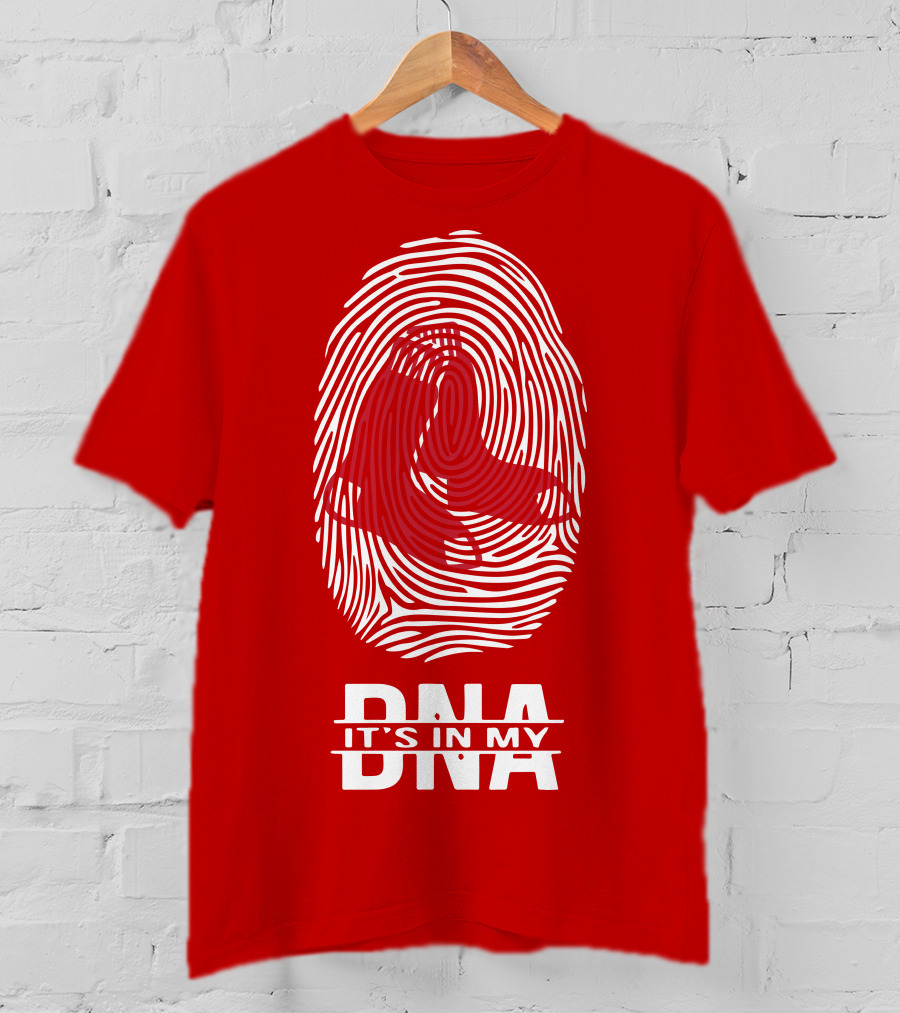 Boston Red Sox It's In My DNA Fingerprint Sox T-Shirt