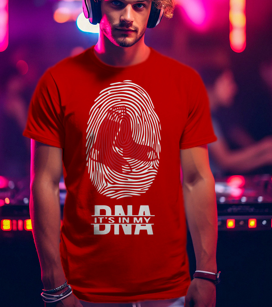 Boston Red Sox It's In My DNA Fingerprint Sox T-Shirt
