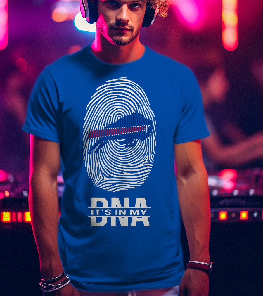Buffalo Bills It's In My Dna Fingerprint T-Shirt