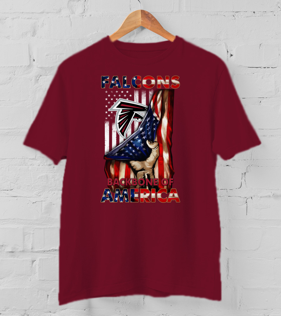 Falcons Backbone Of America Patriots T-Shirt