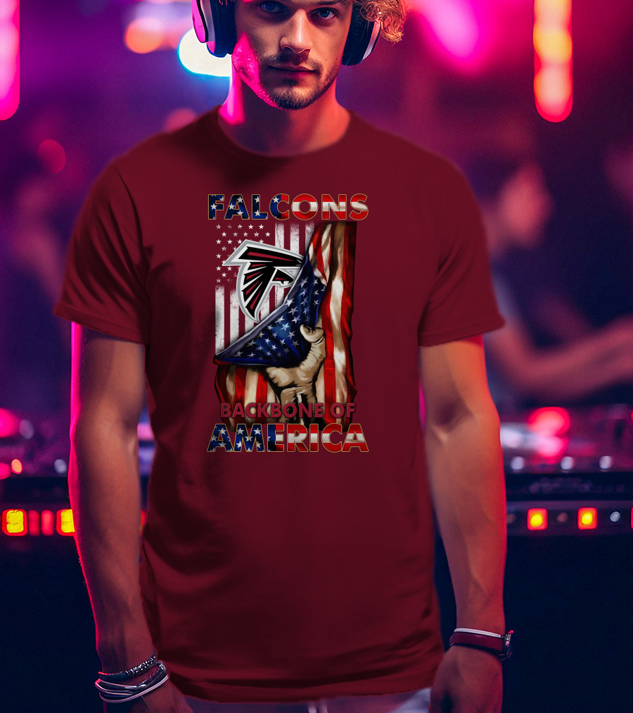 Falcons Backbone Of America Patriots T-Shirt
