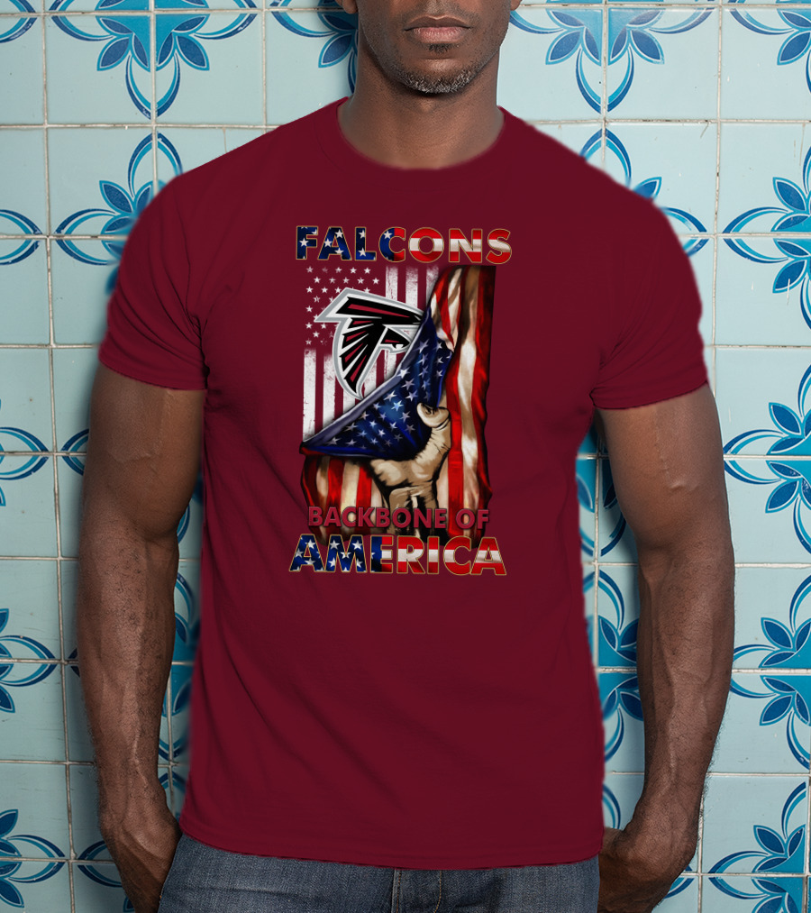 Falcons Backbone Of America Patriots T-Shirt