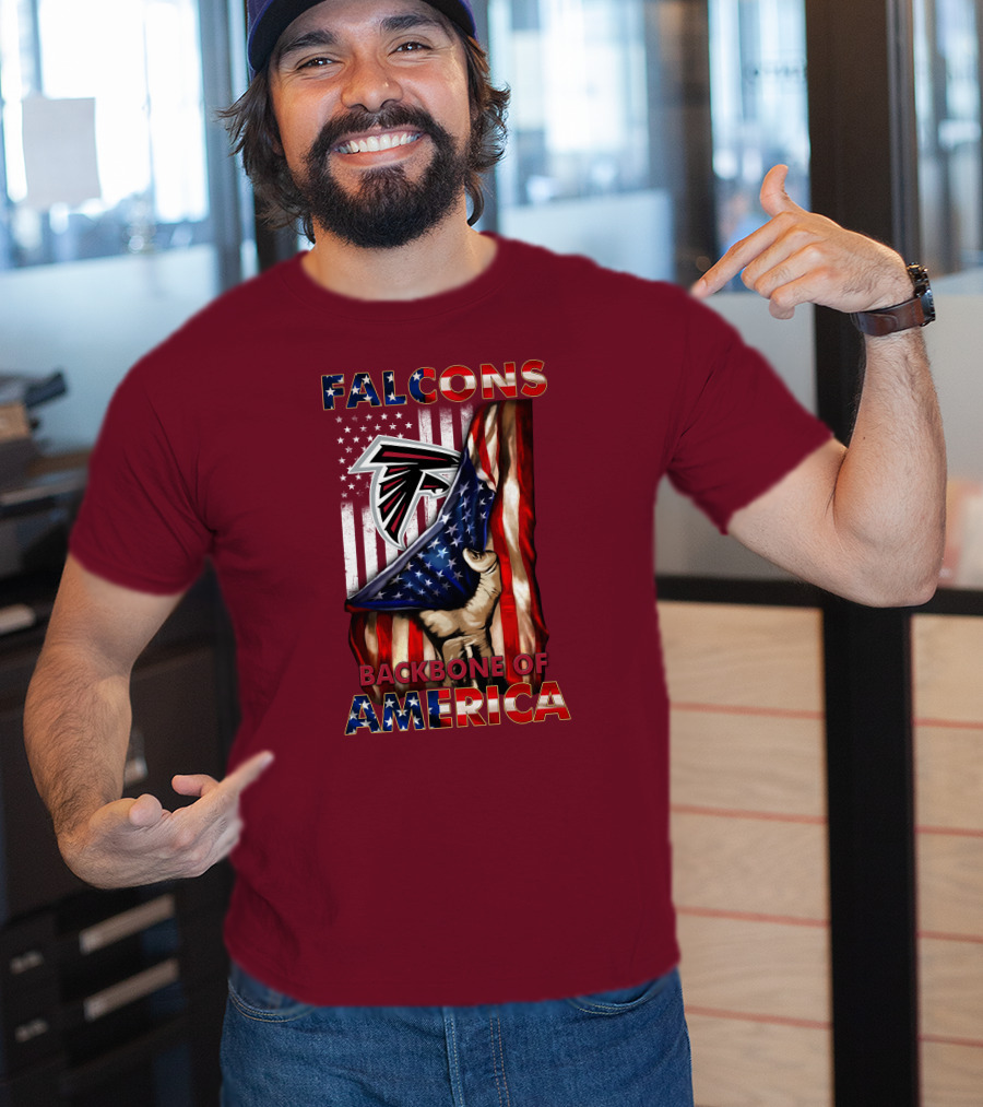 Falcons Backbone Of America Patriots T-Shirt