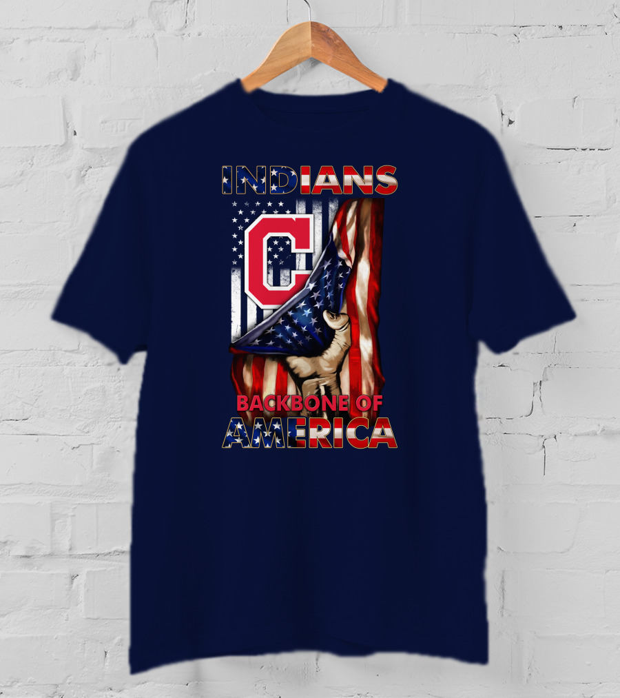 Indians Backbone Of America Cleveland T-Shirt