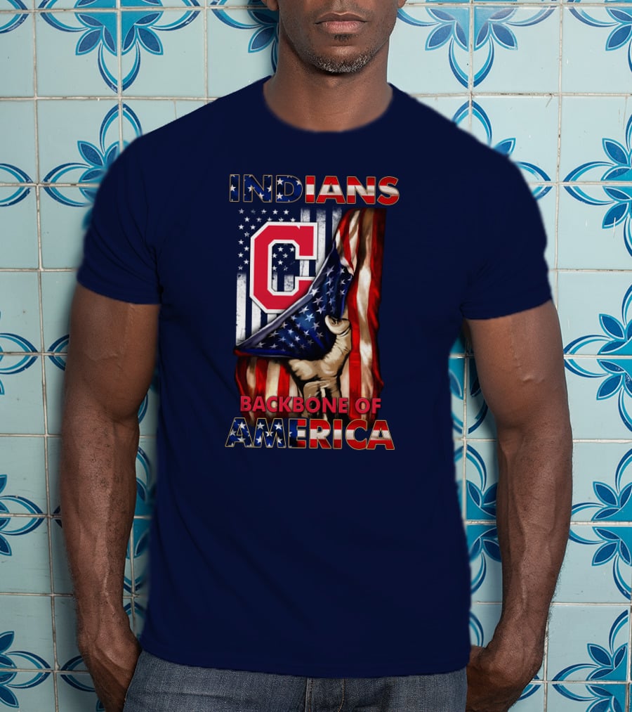 Indians Backbone Of America Cleveland T-Shirt