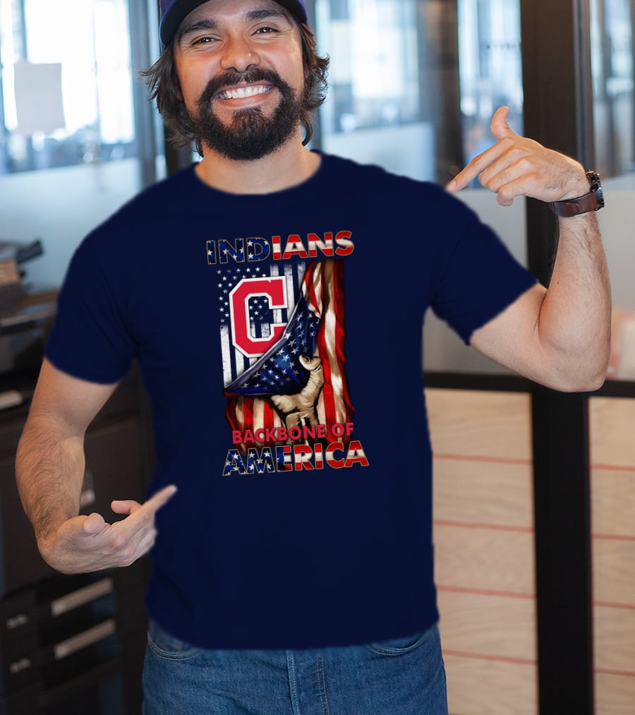 Indians Backbone Of America Cleveland T-Shirt