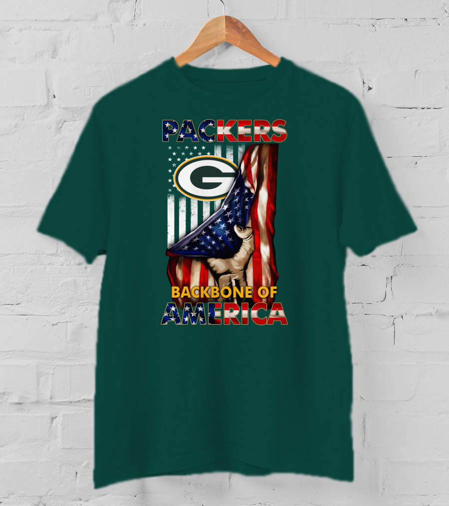 Packers Backbone Of America Green Bay T-Shirt