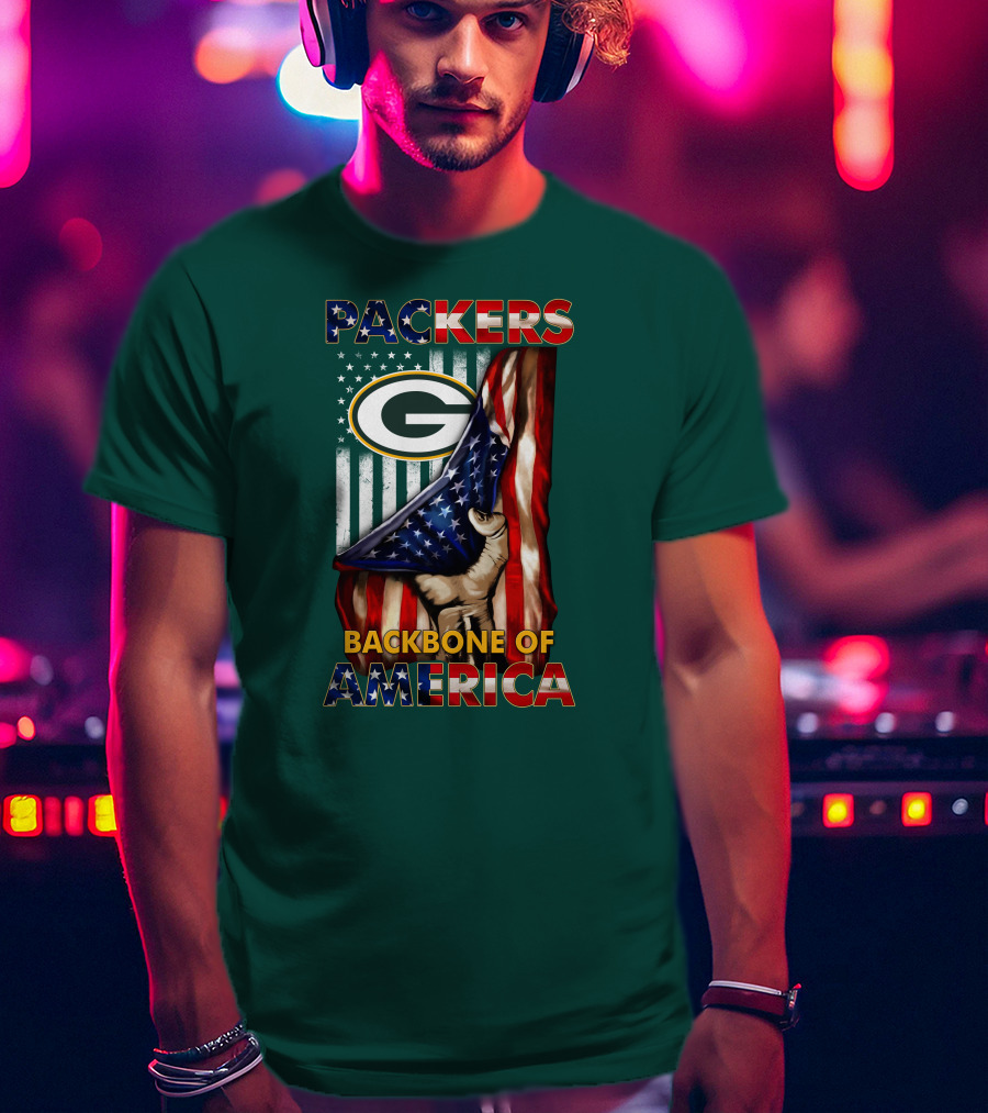 Packers Backbone Of America Green Bay T-Shirt