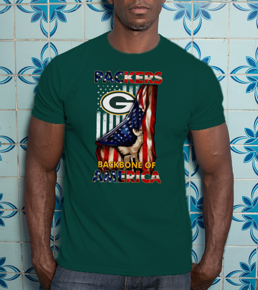 Packers Backbone Of America Green Bay T-Shirt