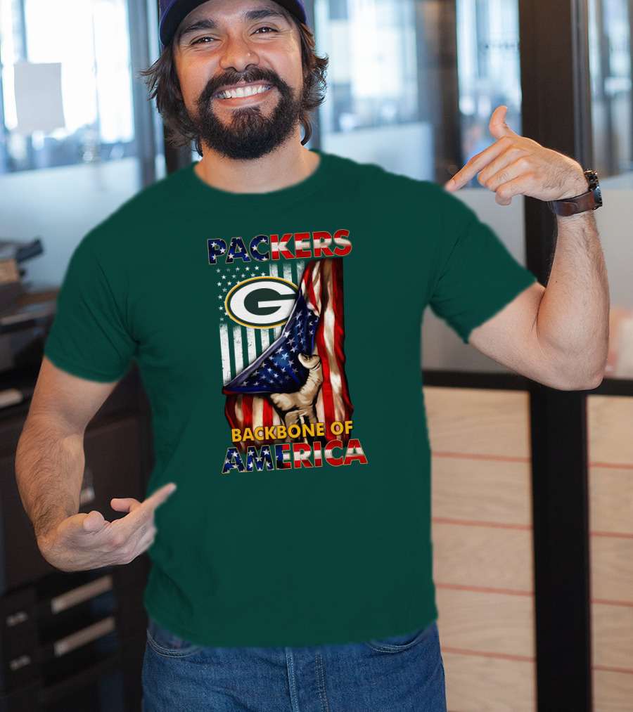 Packers Backbone Of America Green Bay T-Shirt