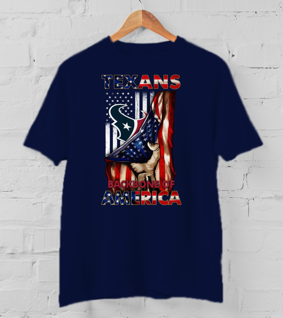 Texans Backbone Of America T-Shirt