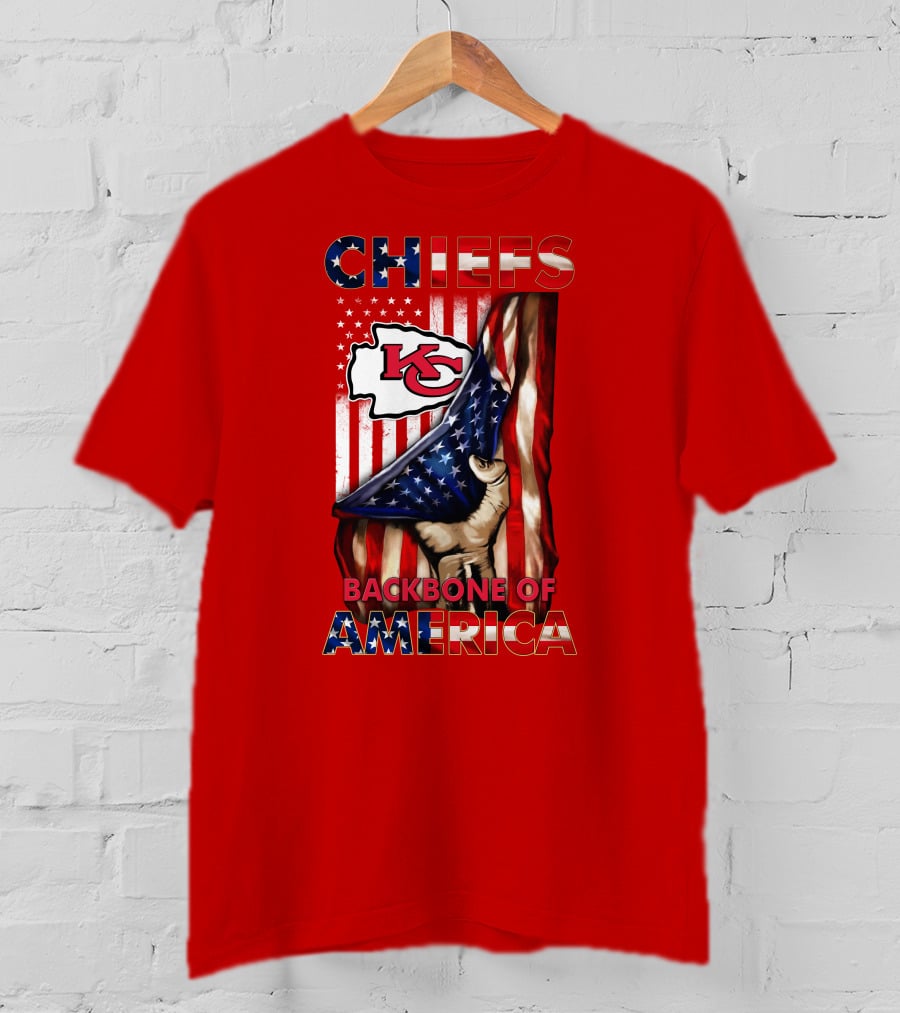 Chiefs Kc Backbone Of America T-Shirt