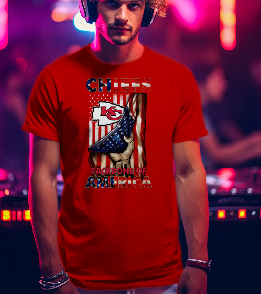 Chiefs Kc Backbone Of America T-Shirt