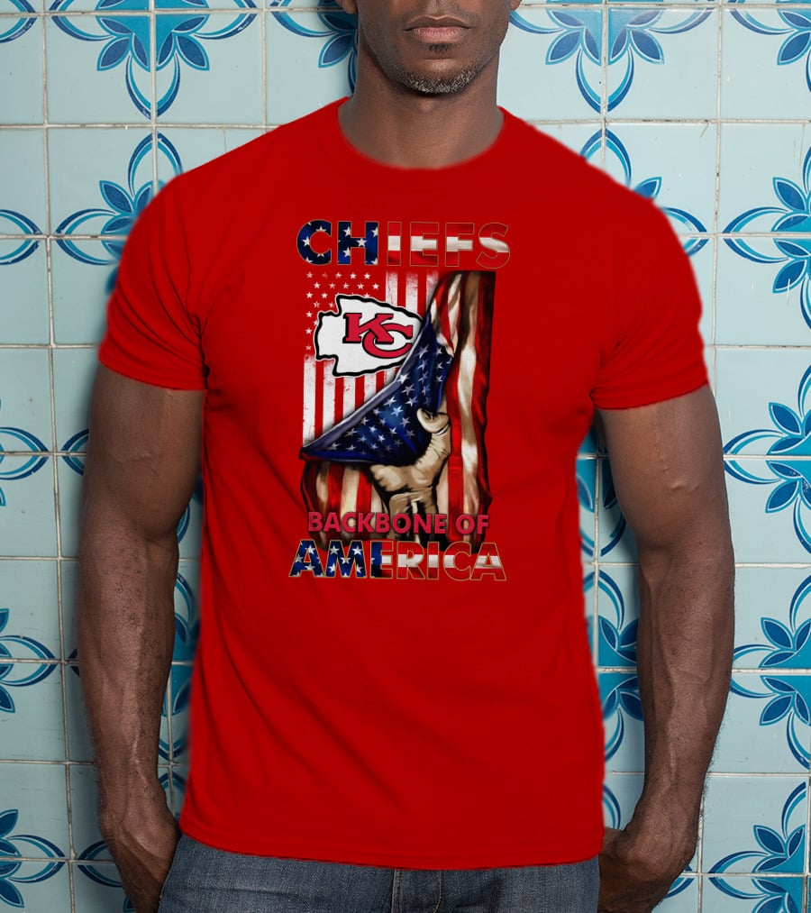 Chiefs Kc Backbone Of America T-Shirt