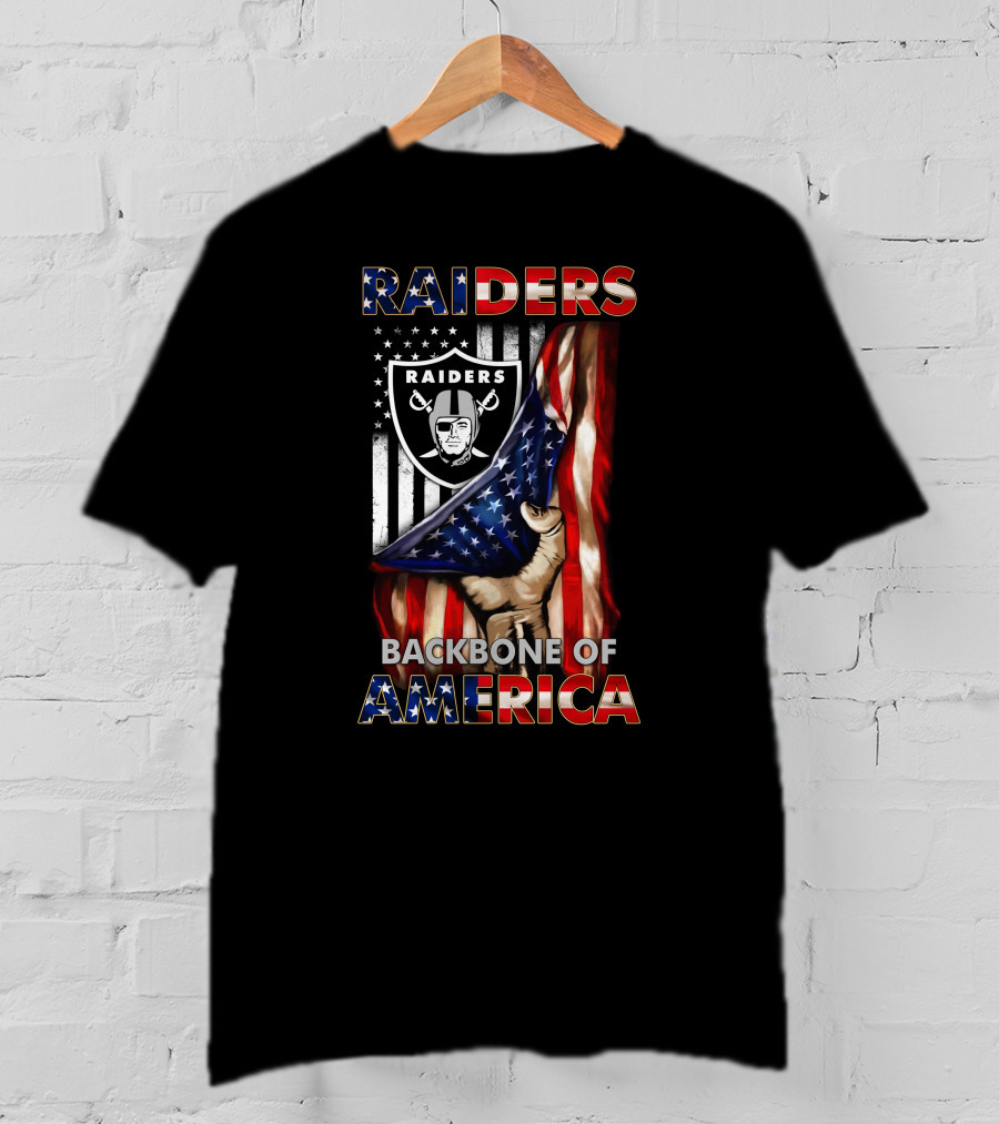 Raiders Backbone Of America T-Shirt