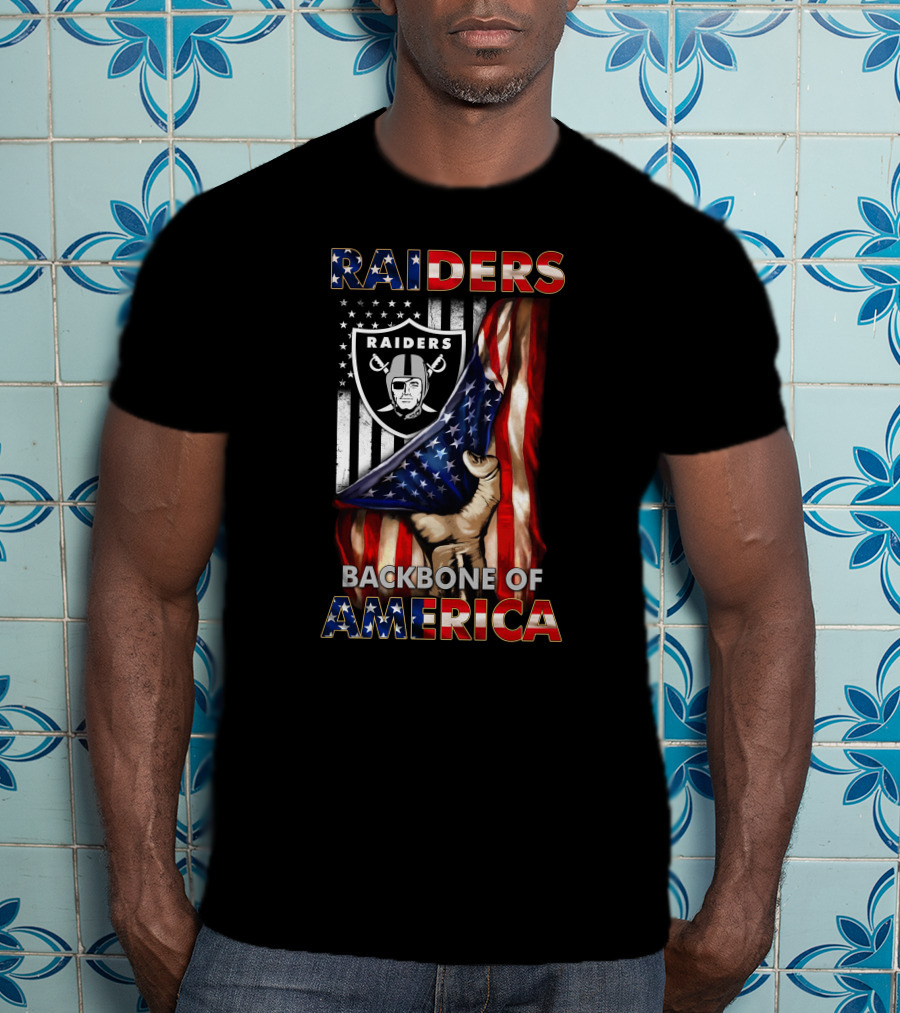 Raiders Backbone Of America T-Shirt
