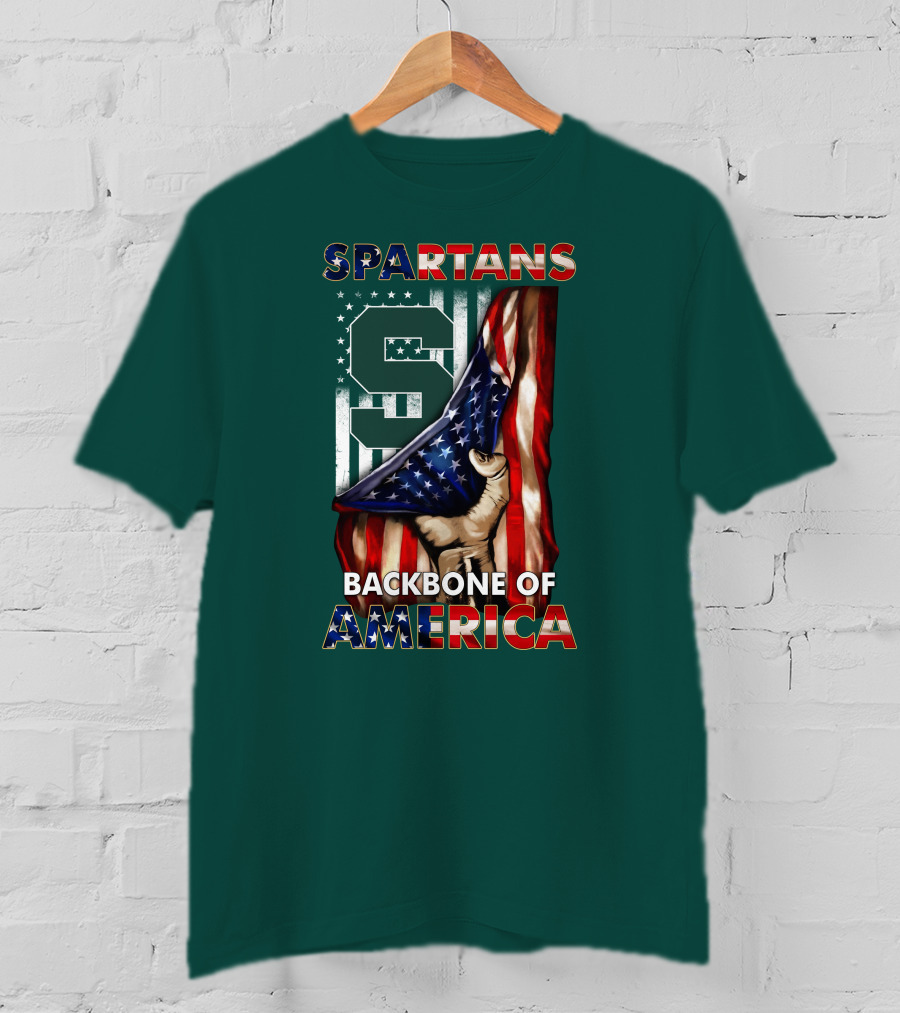 Spartans Backbone Of America Michigan State T-Shirt