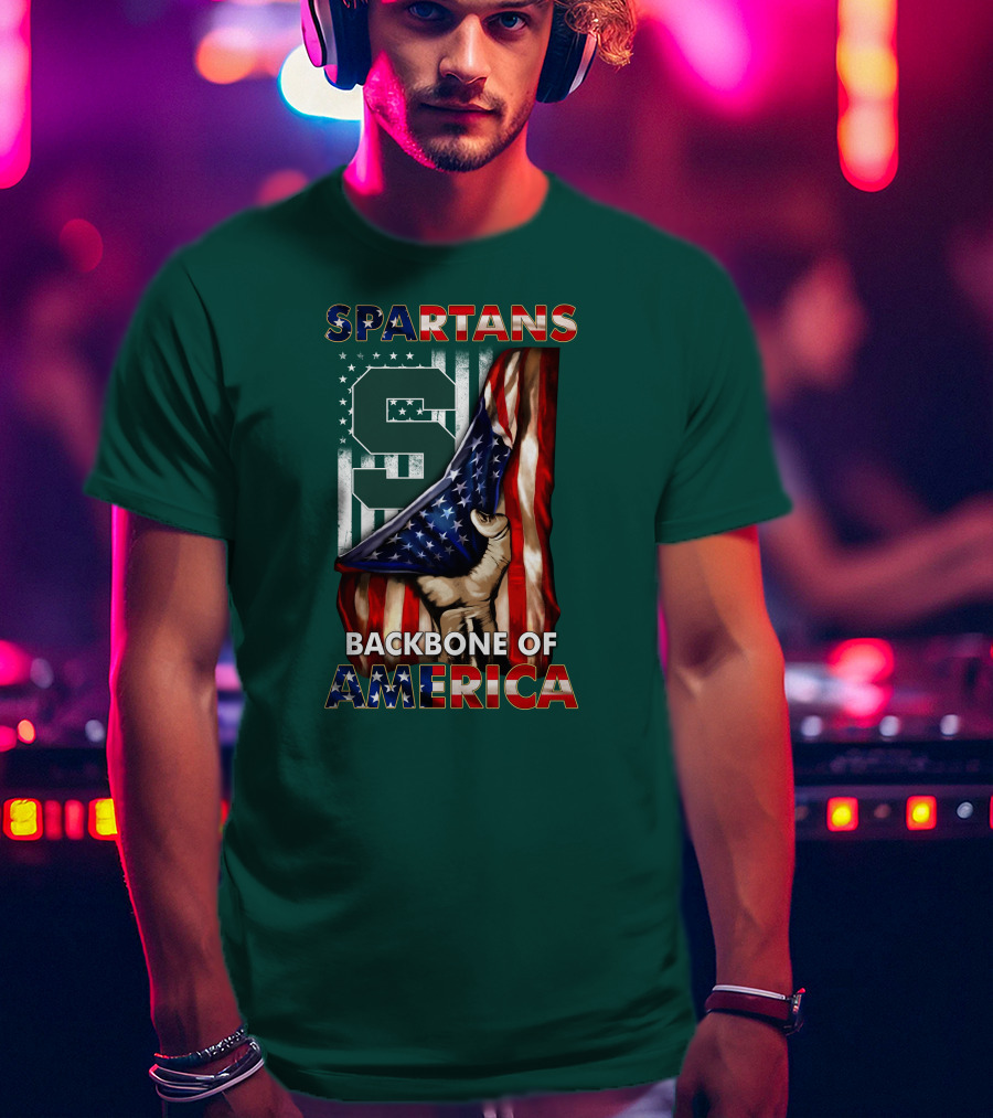 Spartans Backbone Of America Michigan State T-Shirt