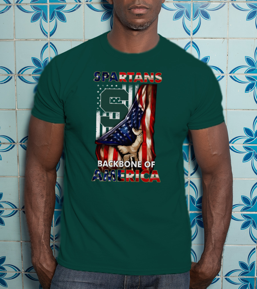 Spartans Backbone Of America Michigan State T-Shirt