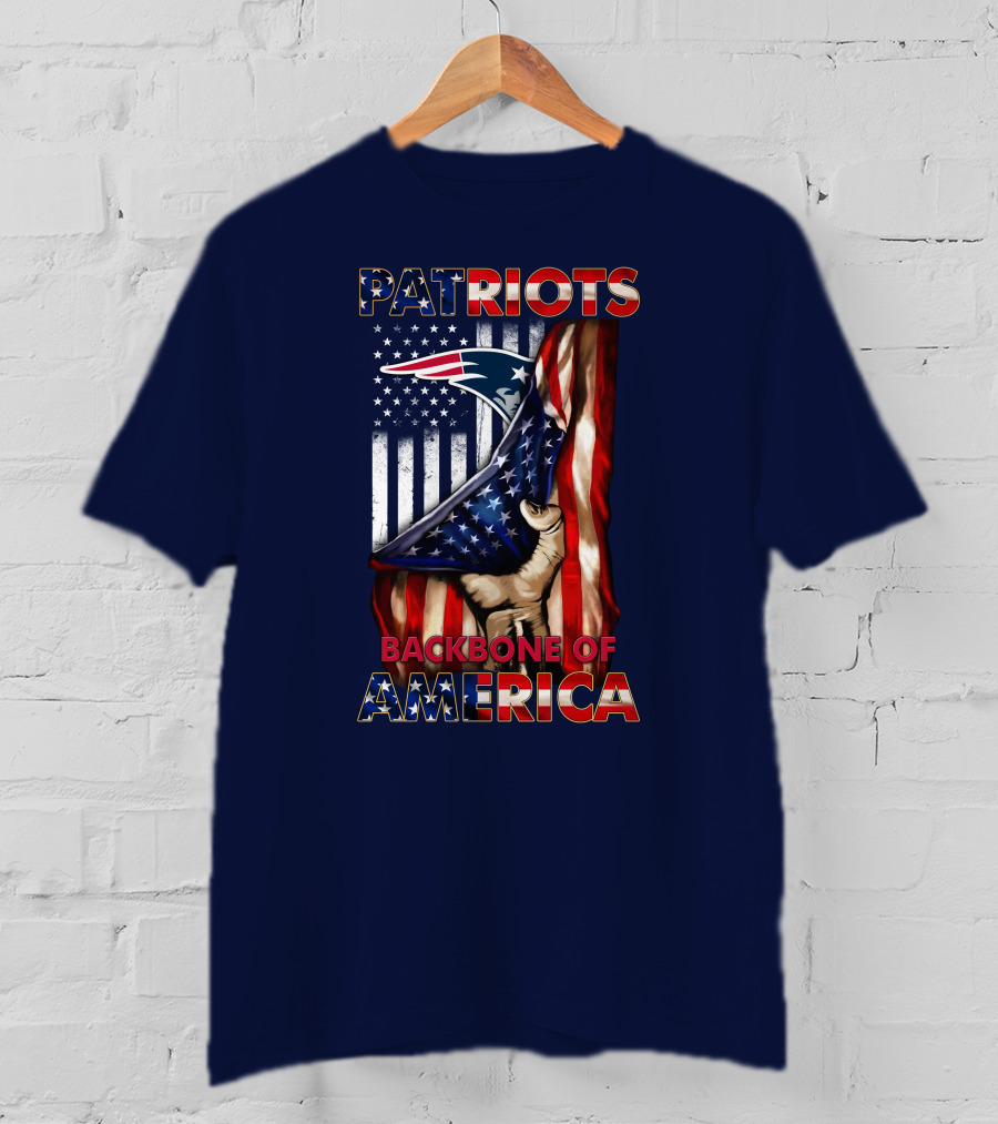 Patriots Backbone Of America New England T-Shirt