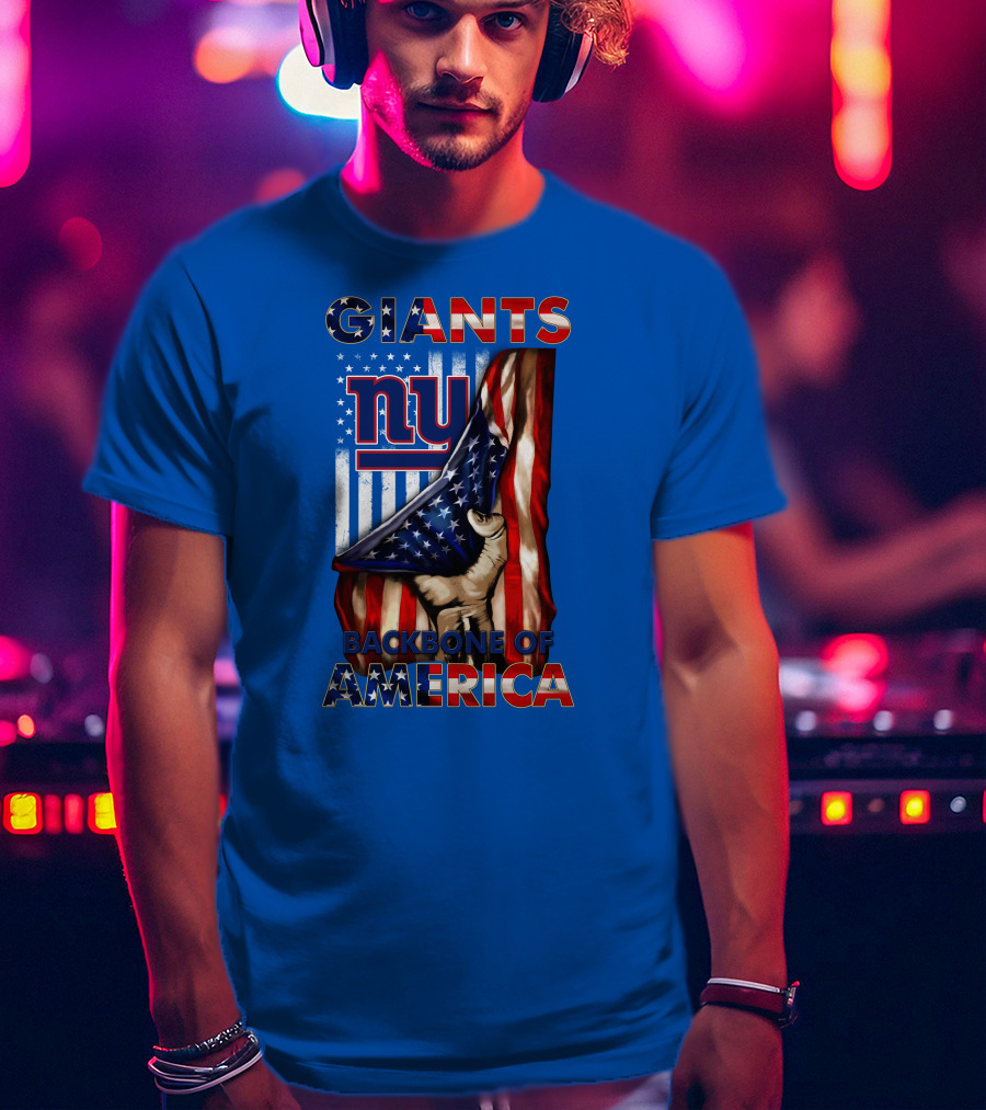 Giants Backbone Of America New York T-Shirt