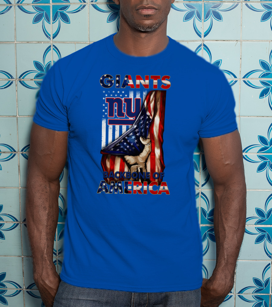 Giants Backbone Of America New York T-Shirt