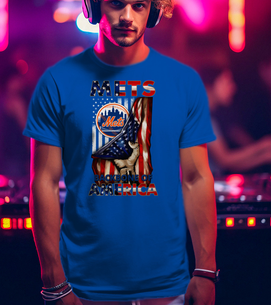 Mets Backbone Of America Patriotic T-Shirt