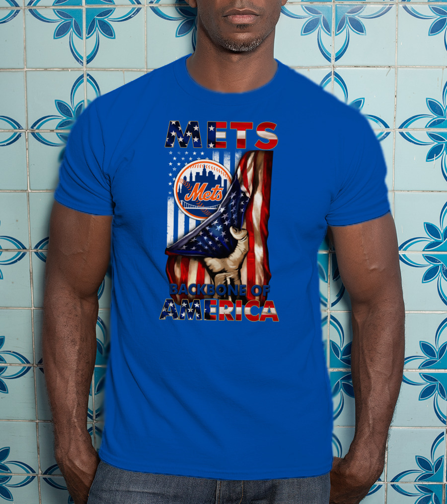 Mets Backbone Of America Patriotic T-Shirt