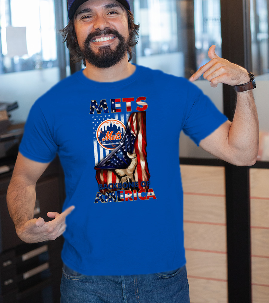 Mets Backbone Of America Patriotic T-Shirt