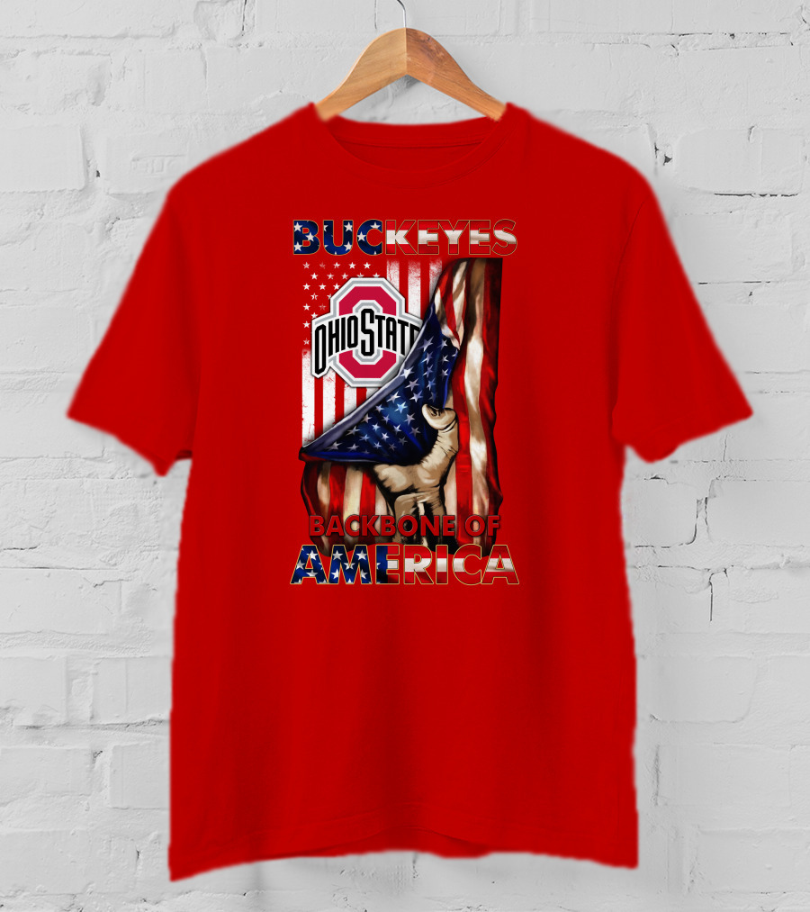 Ohio State Buckeyes Backbone Of America Patriotic Edition T-Shirt