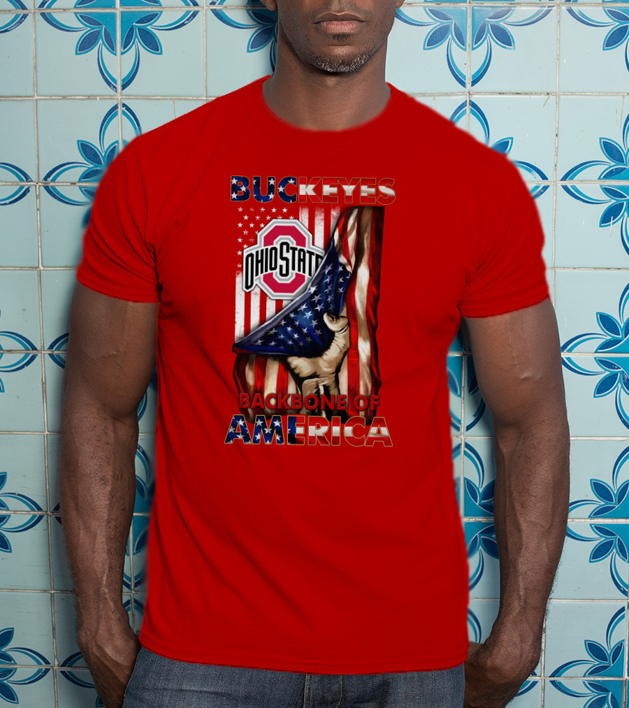 Ohio State Buckeyes Backbone Of America Patriotic Edition T-Shirt
