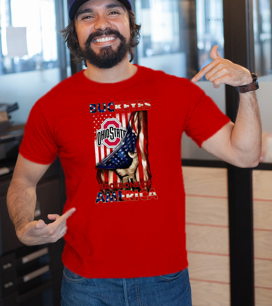 Ohio State Buckeyes Backbone Of America Patriotic Edition T-Shirt